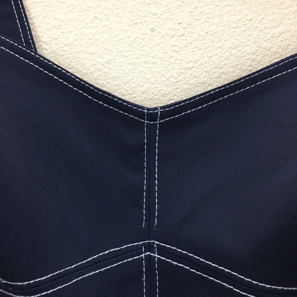 J. Crew Faux Denim Blue Sheath Midi Dress 4 - Picture 3 of 9